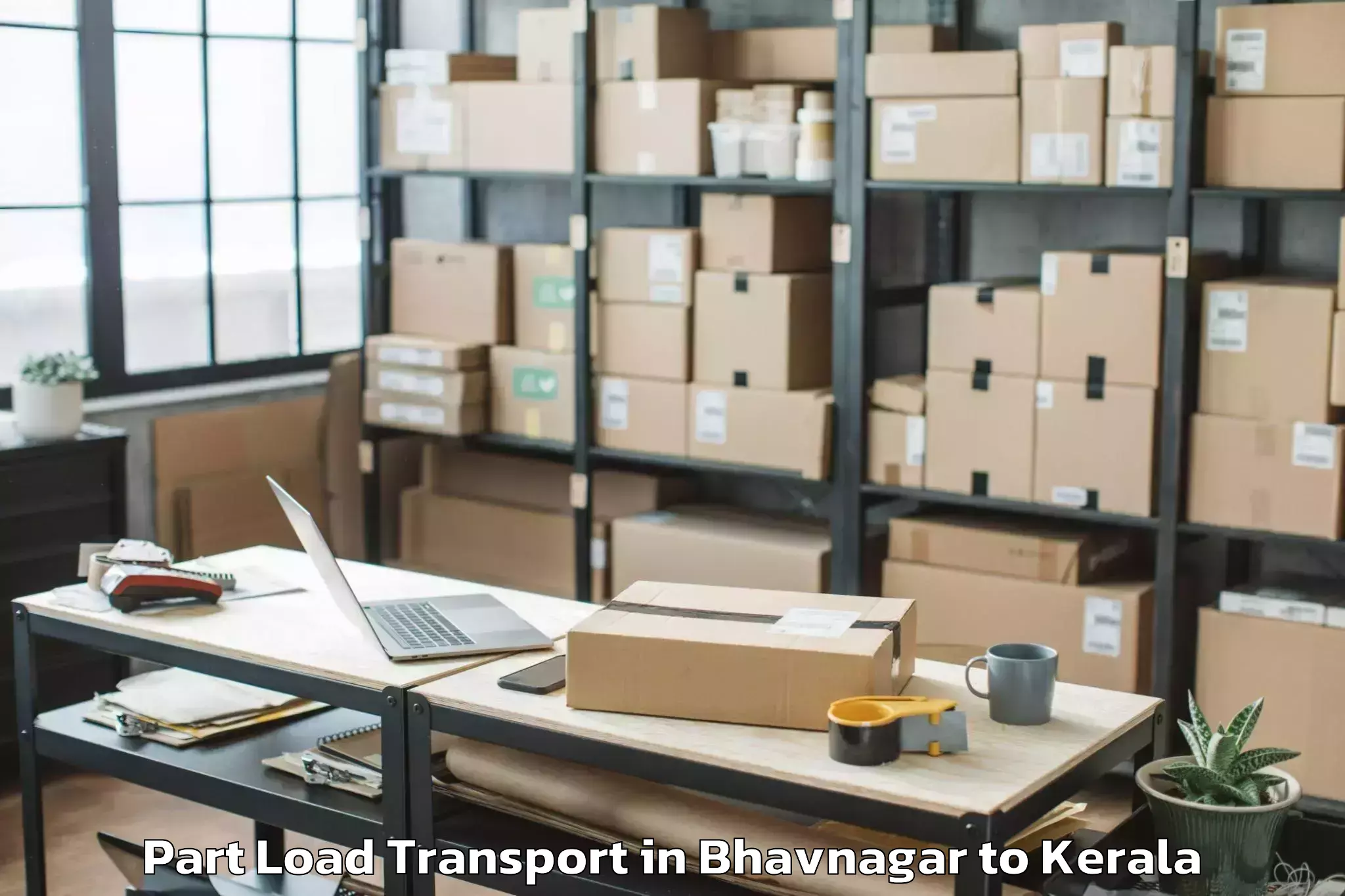 Top Bhavnagar to Haripad Part Load Transport Available